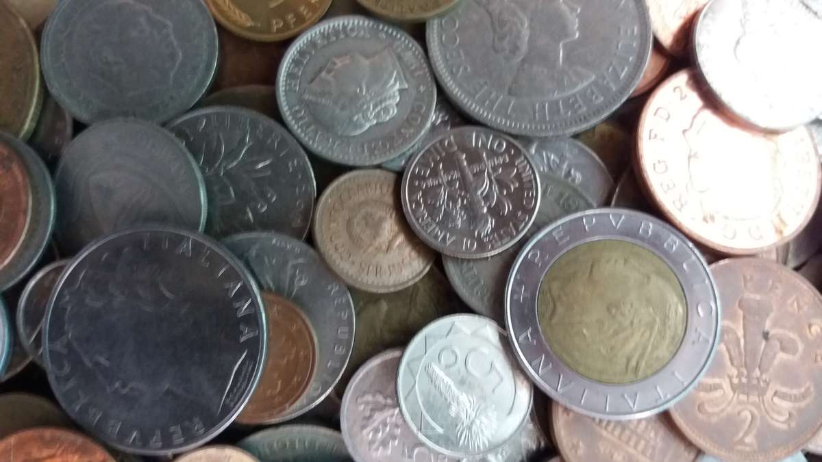 World Mix Coins - lot of 240 coins in total * No South African coins*