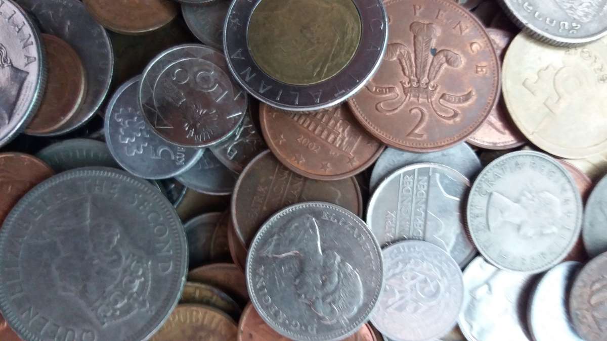 World Mix Coins - lot of 240 coins in total * No South African coins*