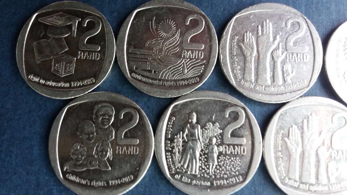 South Africa 2019/2020 R2 Rights Coins * 7 x Coins*