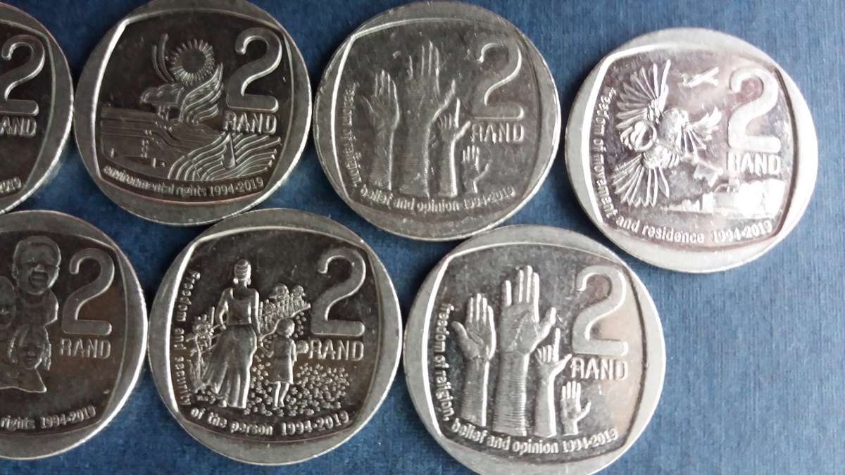 South Africa 2019/2020 R2 Rights Coins * 7 x Coins*