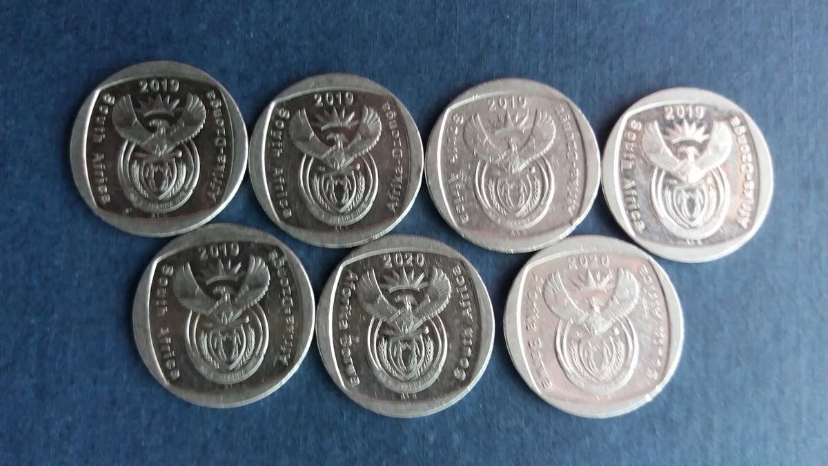 South Africa 2019/2020 R2 Rights Coins * 7 x Coins*