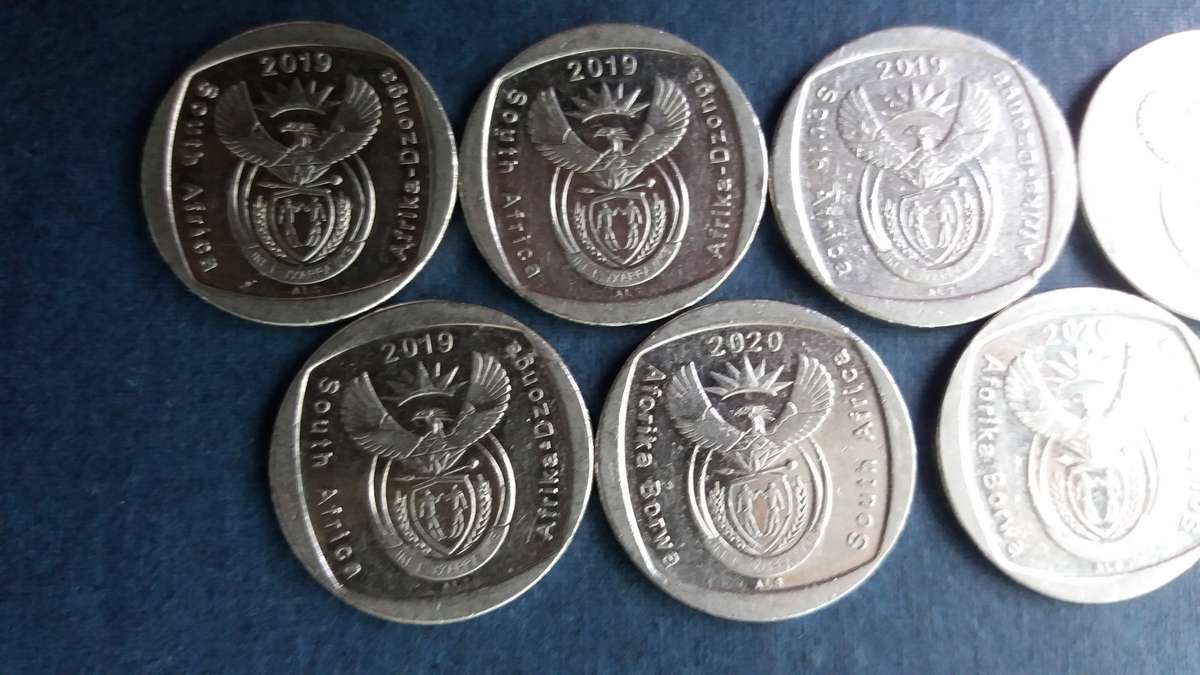 South Africa 2019/2020 R2 Rights Coins * 7 x Coins*