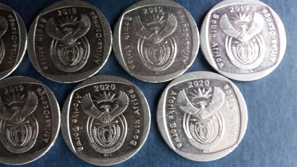South Africa 2019/2020 R2 Rights Coins * 7 x Coins*
