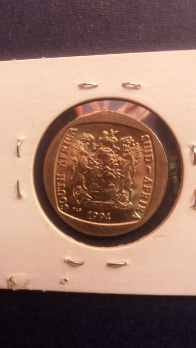 South Africa 1994 R5  * Inauguration - Mintage 10 095 000*