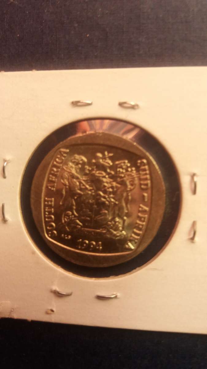 South Africa 1994 R5  * Inauguration - Mintage 10 095 000*