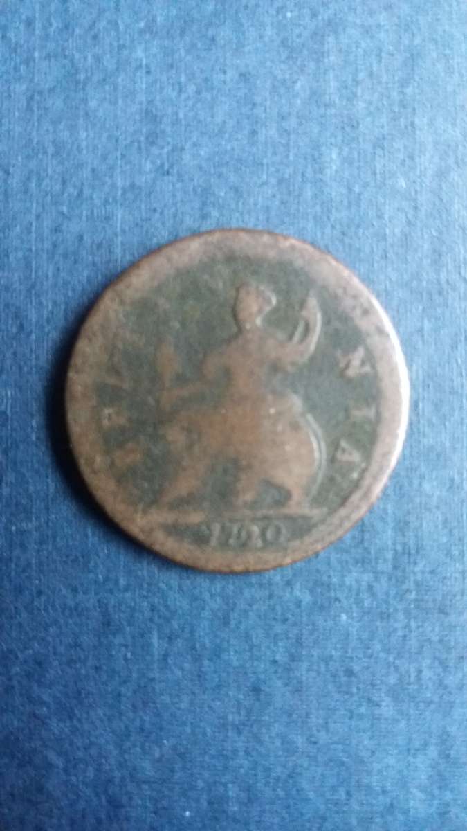 United Kingdom 1720 1 Farthing * George 1st* Use as a Filler - 305 years old
