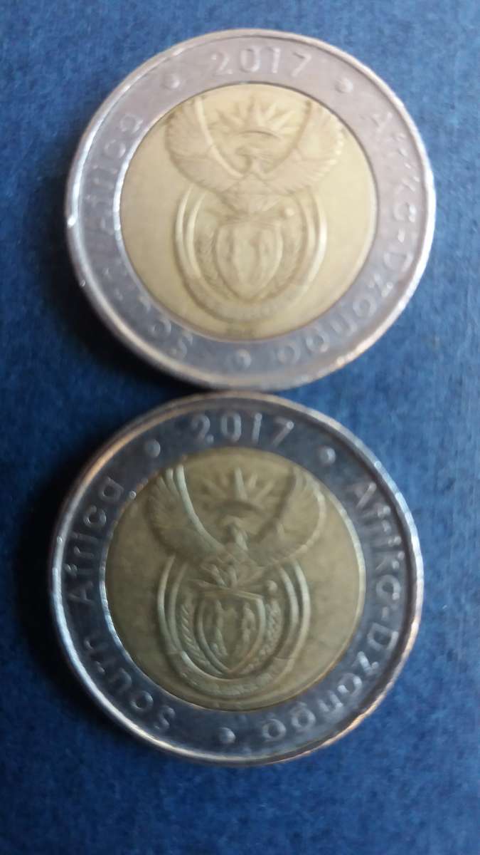 South Africa 2017 R5 Order of Companions of O.R. Tambo & Wildebeest * 2 x coins*