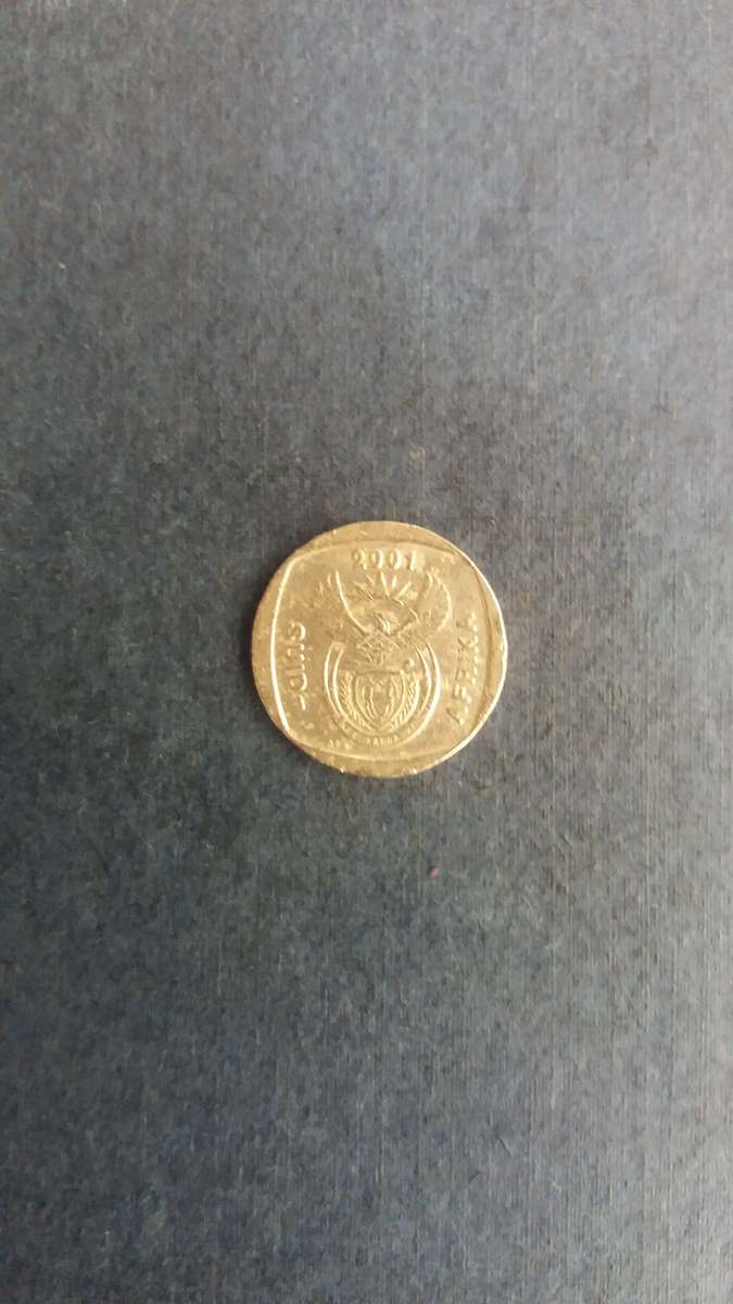 South Africa 2001 R1 *Mintage 1 196322 - Difficult to find*