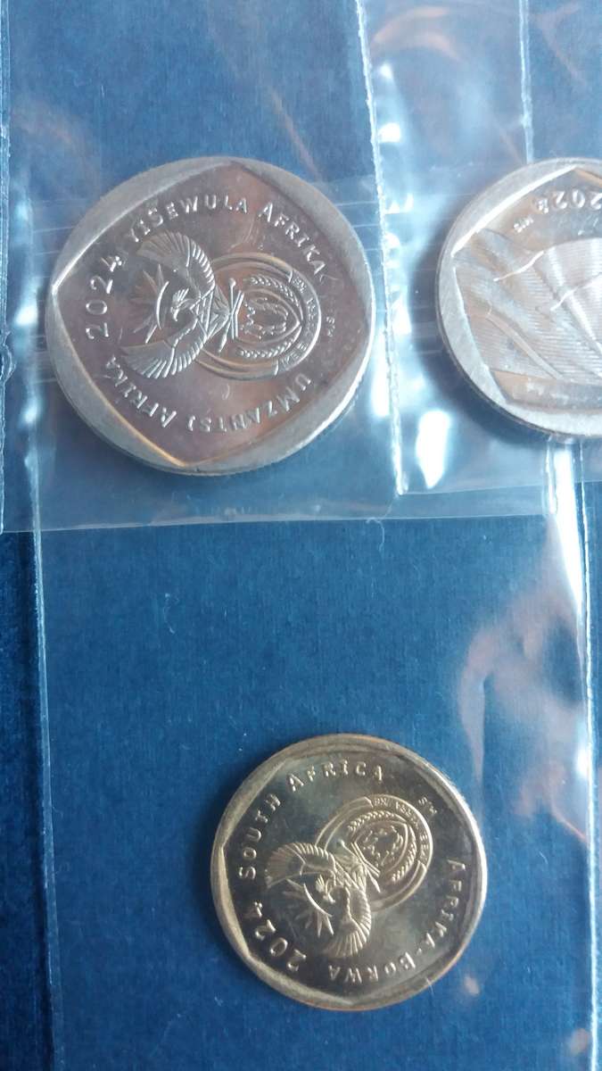 South Africa 2024 R2 , R1 , 50c , 20c & 10c *Condition AU/UNC* 4th Decimal Series