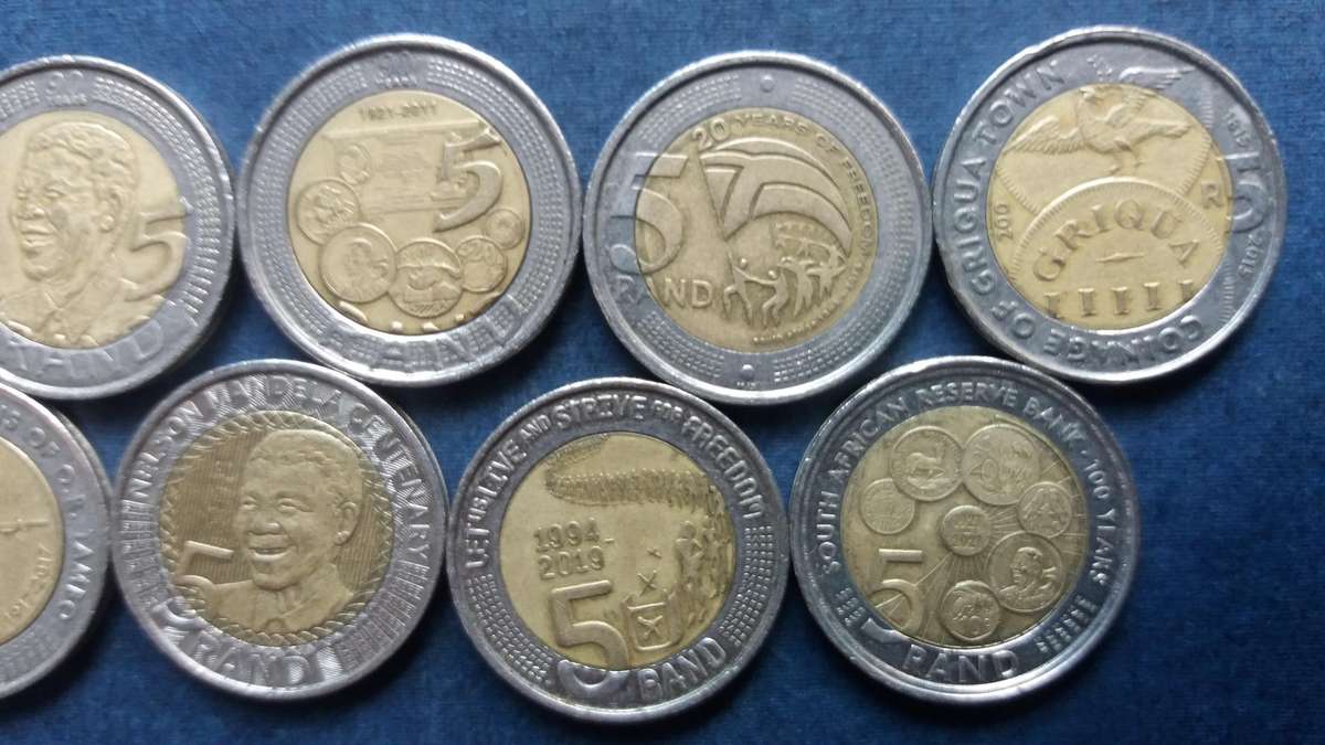 South Africa Set of Commemorative R5 from 1994 to 2021 * 9 x coins*