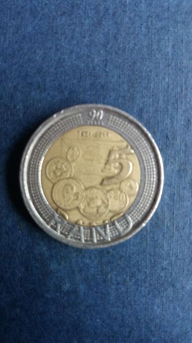 South Africa 2011 R5 - 90th anniversary of SARB