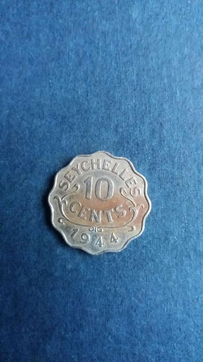 Seychelles 1944 10 cents * King George VI*