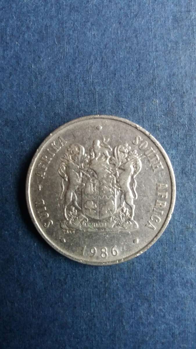 South Africa 1986 R1 * Mintage 1 570 000*