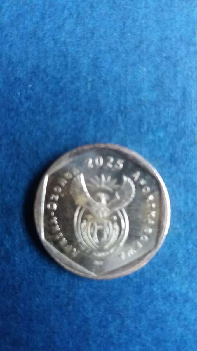 South Africa 3rd Decimal 2025 50 cents