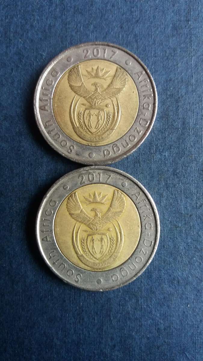 South Africa 2017 R5 Order of Companions of O.R. Tambo & Wildebeest * 2 x coins*