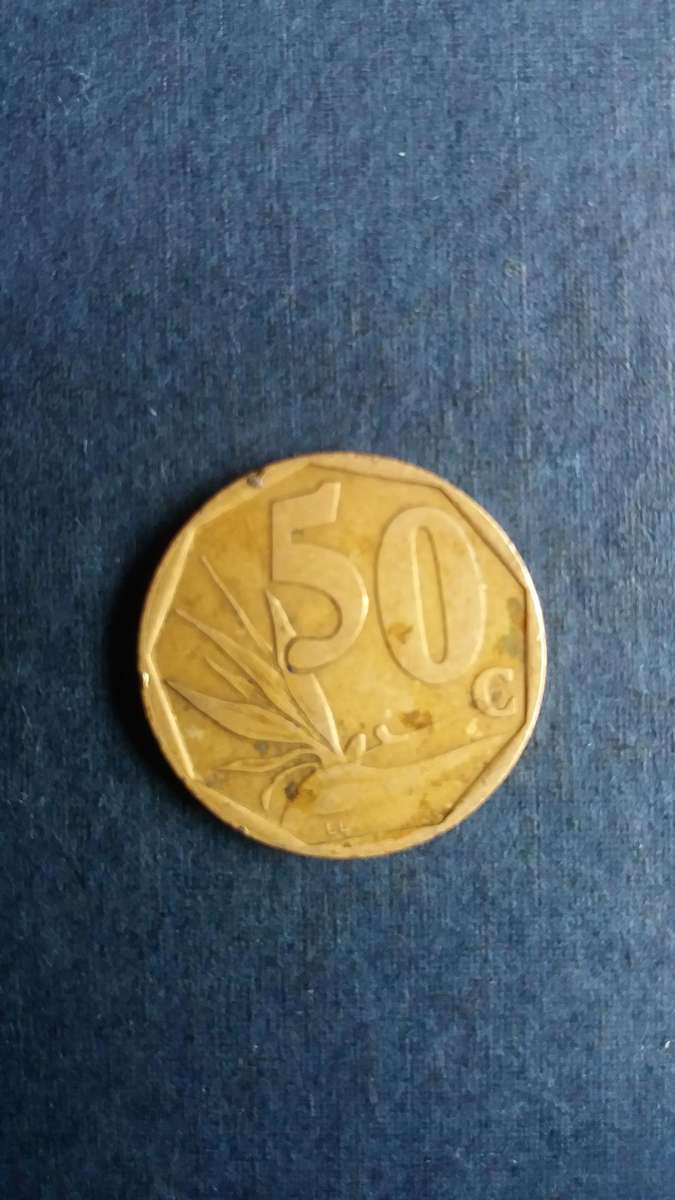 South Africa  1998 50 cents * Mintage 1 152 000 Difficult to find*