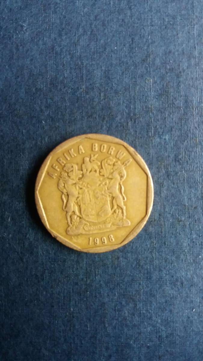 South Africa  1998 50 cents * Mintage 1 152 000 Difficult to find*