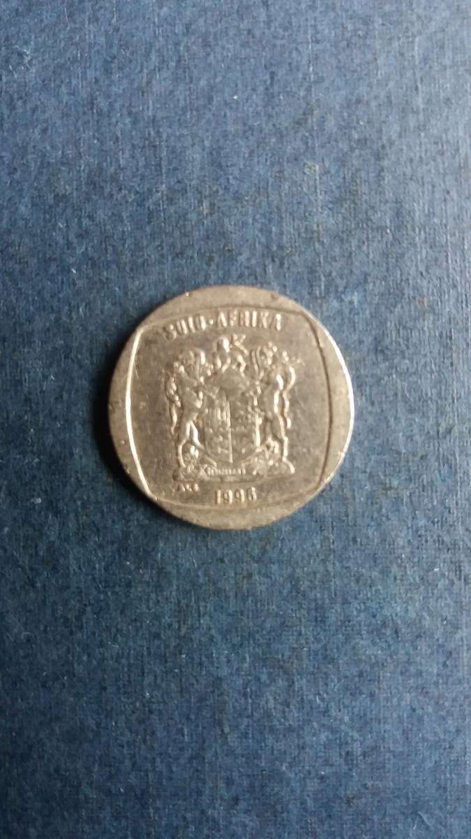 South Africa 1996 R1 *Mintage figure 22 000 000 & difficult to find*