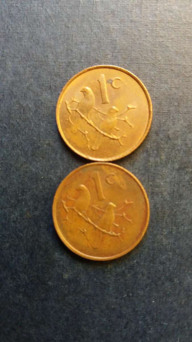 South Africa 1968 1 cent * English & Afrikaans legend - CR Swart*