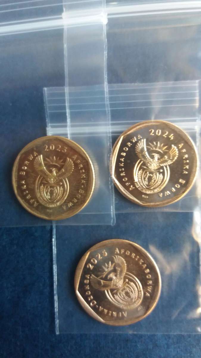 South Africa 4th Decimal Series 50 cents * 2023, 2024 & 2025* - AU Condition*