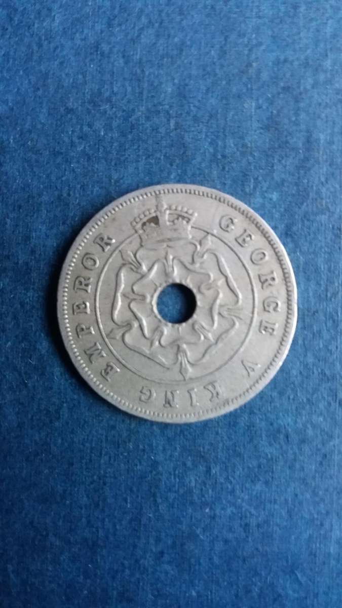 Southern Rhodesia 1935 1 Penny *George V Mintage 492 000*