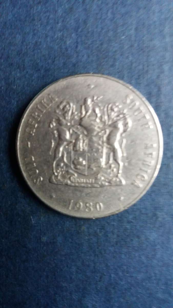 South Africa 1980 R1 * Mintage 2 690 000*