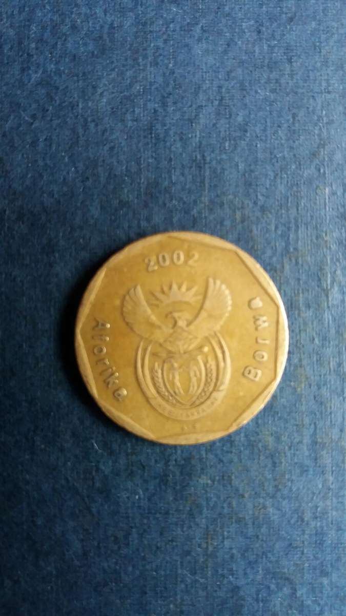South Africa 2002 50 cents - 10 years of South African football team `Bafana Bafana`