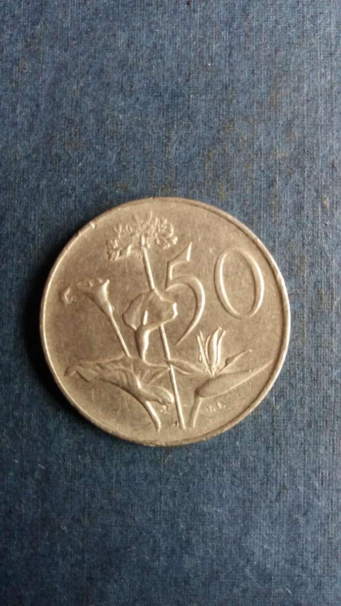 South Africa 1976 50 cent * Fouché*