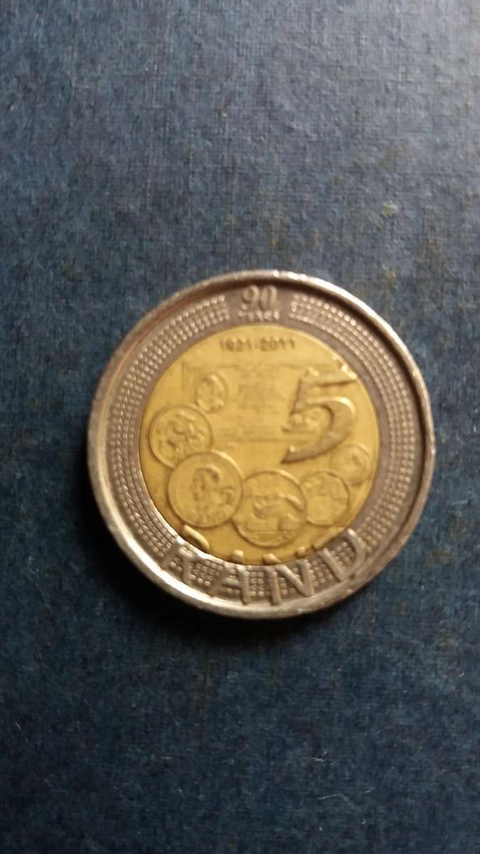 South Africa 2011 R5 - 90th anniversary of SARB
