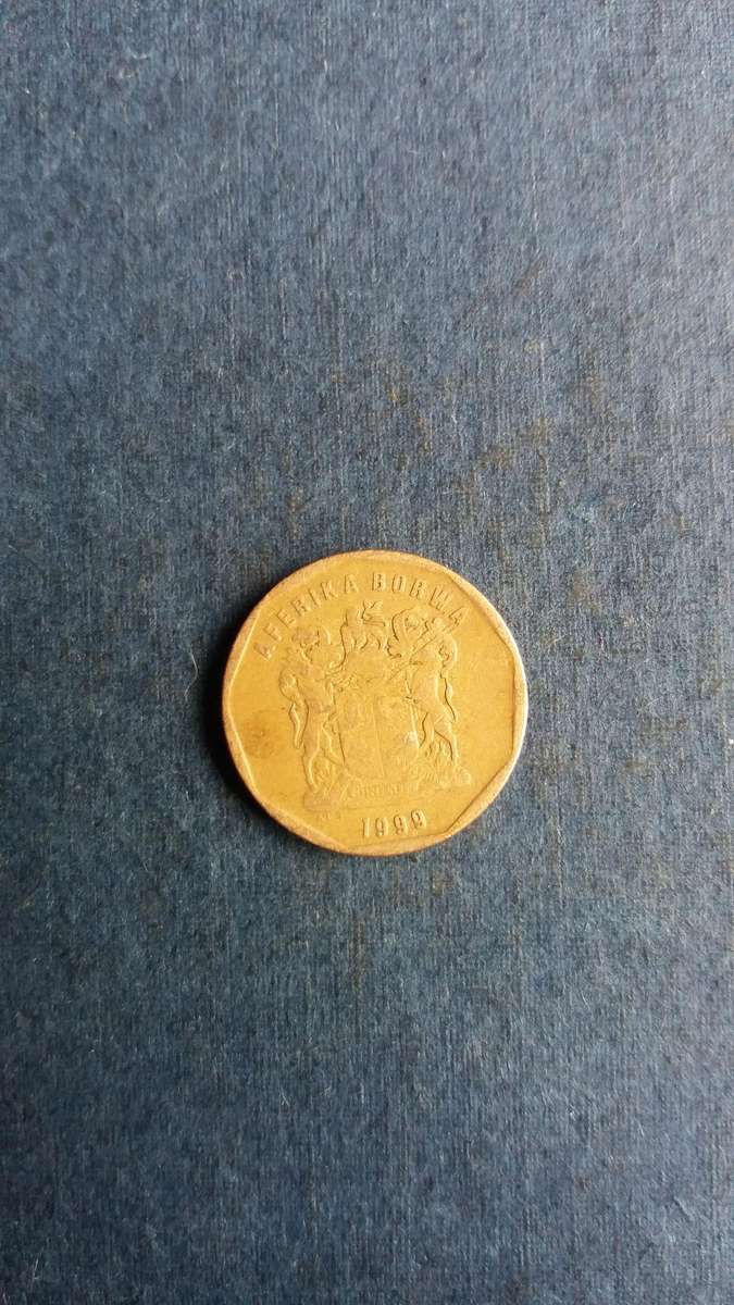 South Africa 1999 20 cent * Mintage 16 000 000*