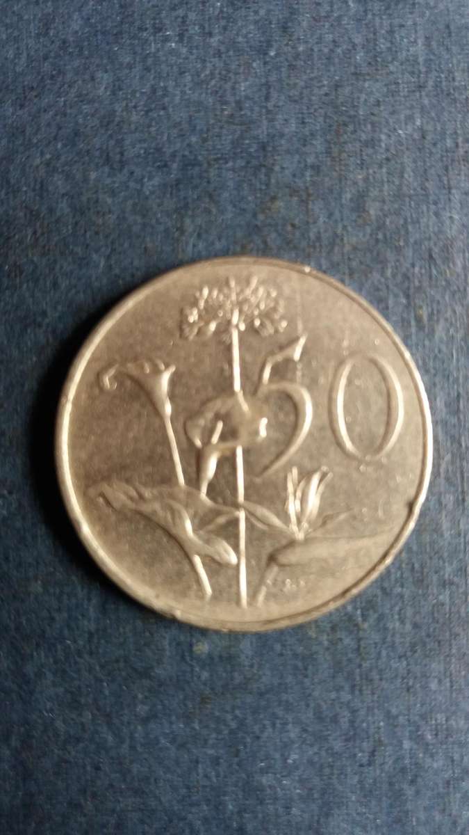 South Africa 1990 50 cent