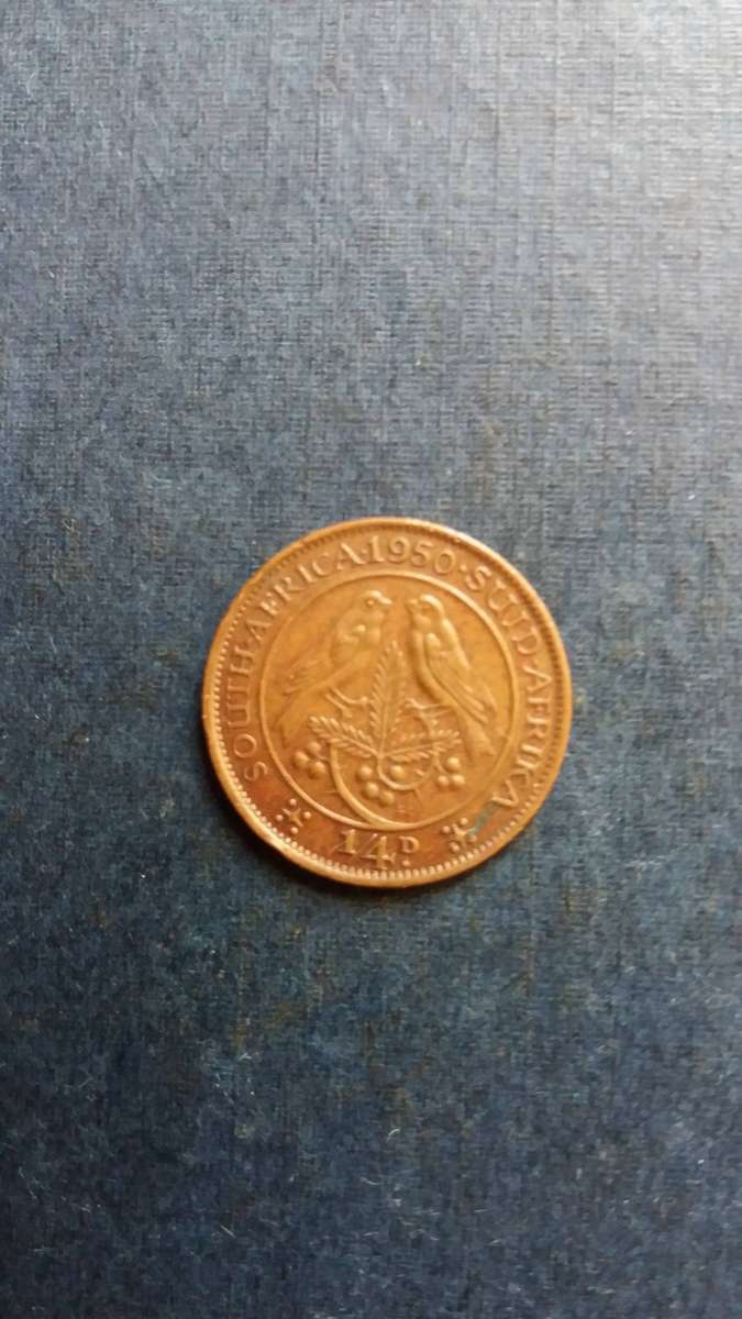 South Africa 1950 1/4 Penny *King George VI - Mintage 8694343*