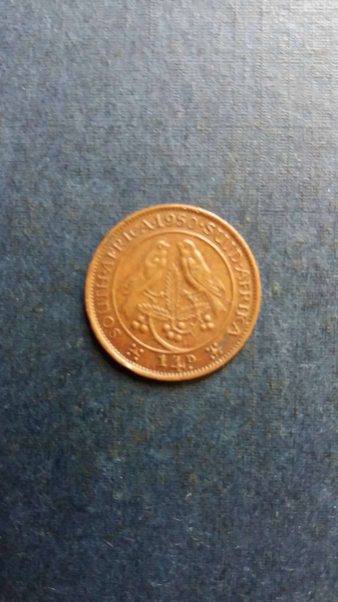 South Africa 1950 1/4 Penny *King George VI - Mintage 8694343*