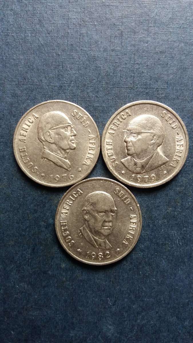 South Africa 2nd Decimal 10 cent * President Heads* 3 x coins