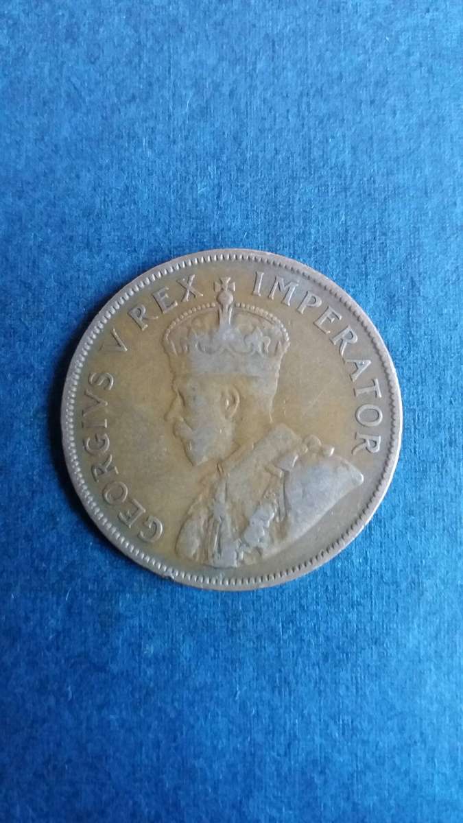 South Africa 1936  1 Penny * George V -  Mintage  1 818 843*