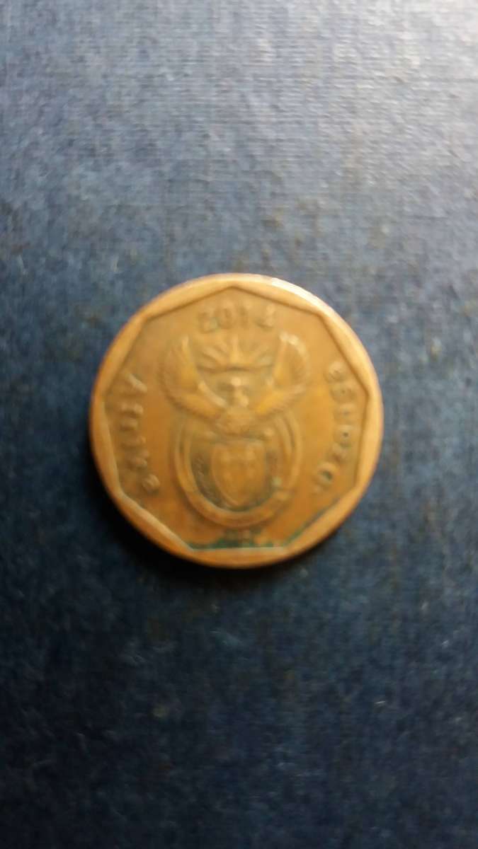 South Africa 2014 20 cent * No Mintage Figures - Difficult to Find*