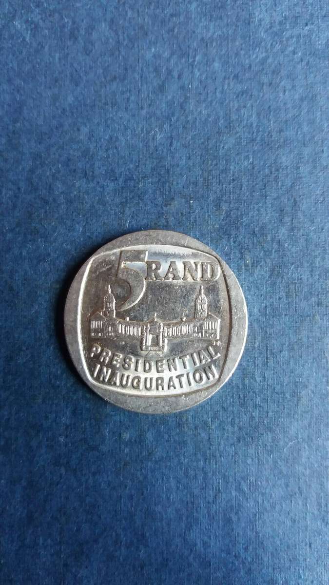 South Africa 1994 R5  * Inauguration - Mintage 10 095 000*