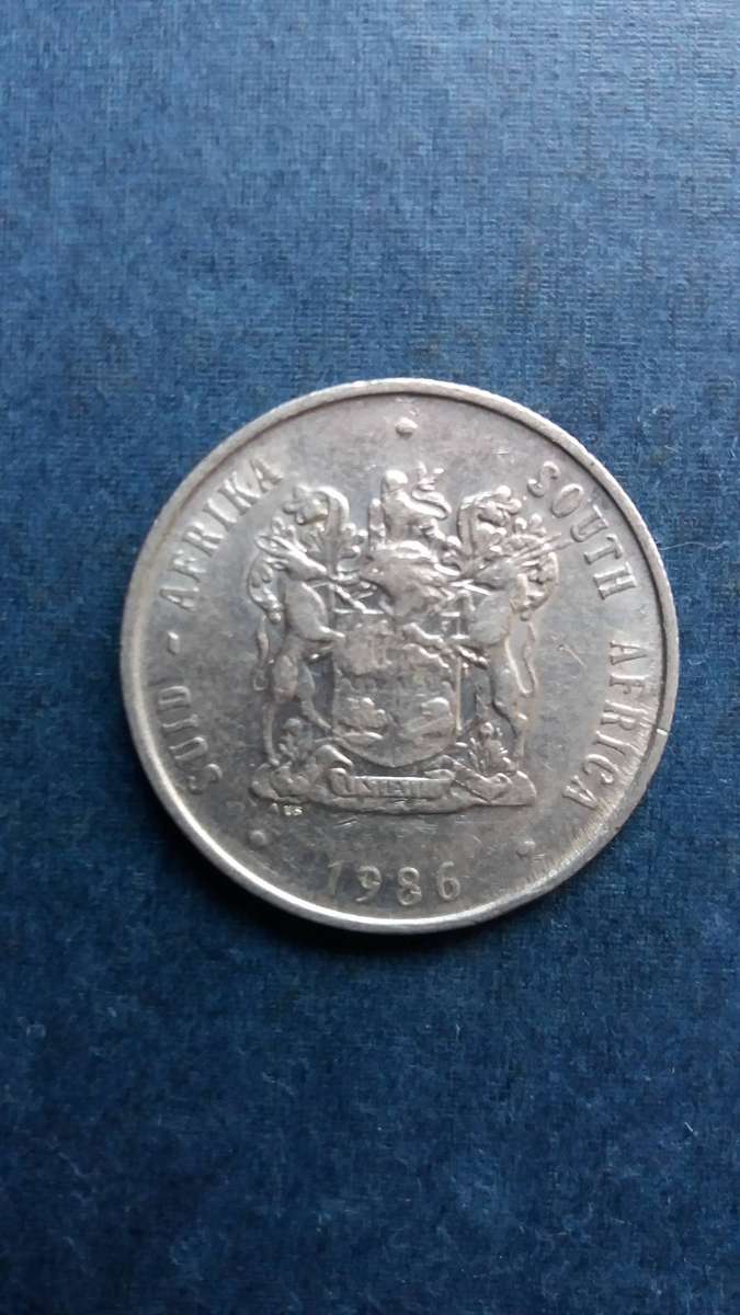 South Africa 1986 R1 * Mintage 1 570 000*