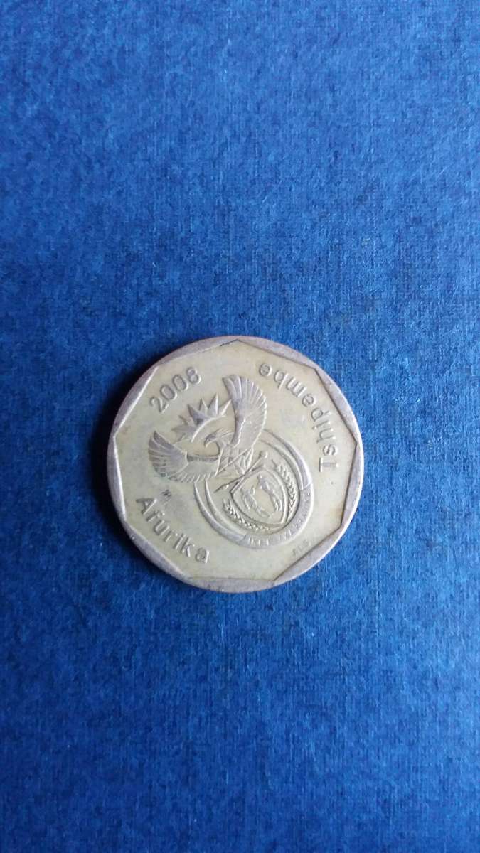South Africa 2008 50 cent * Rotation die error 45 degrees*