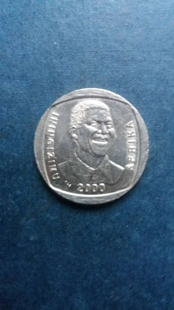 South Africa 2000 R5 *Commemorative issue - Nelson Mandela " Smiley Mandela"^