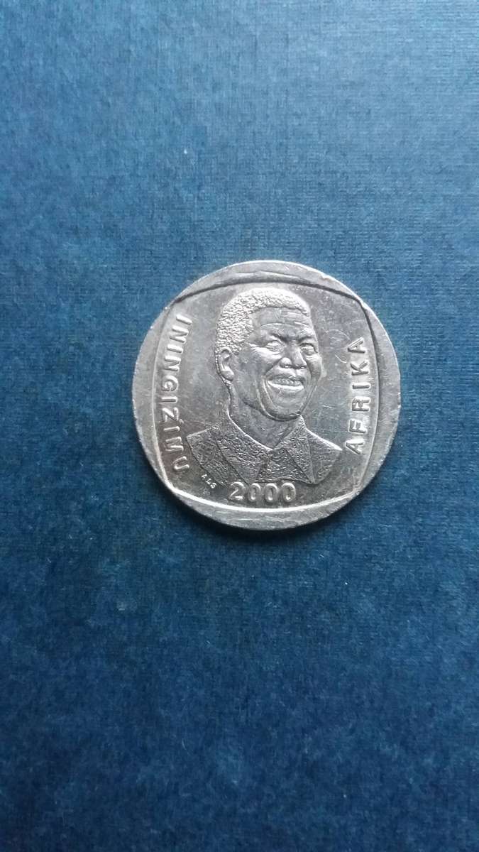 South Africa 2000 R5 *Commemorative issue - Nelson Mandela " Smiley Mandela"^