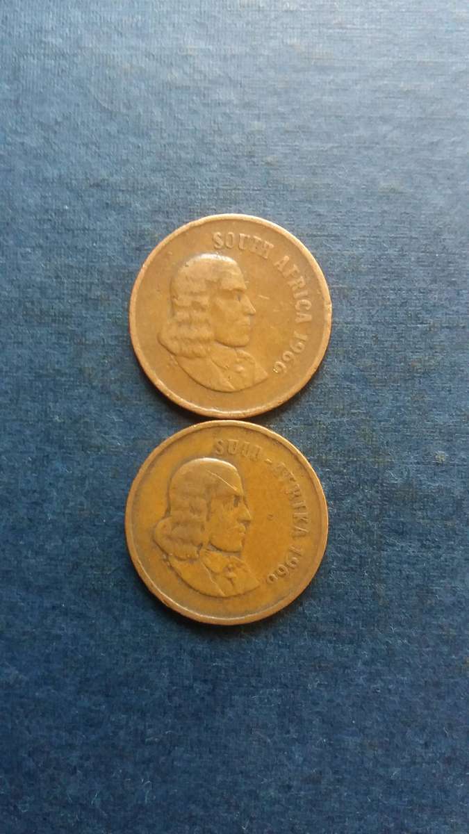 South Africa 1966 1 cent * English & Afrikaans legend - Jan van Riebeeck*
