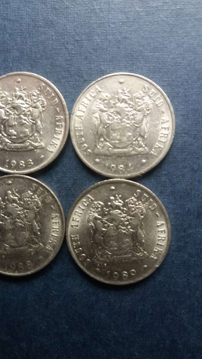 South Africa 1980, 1981, 1982, 1983, 1984, 1985, 1986, 1987, 1988, 1989 10 cents * 10 x coins*