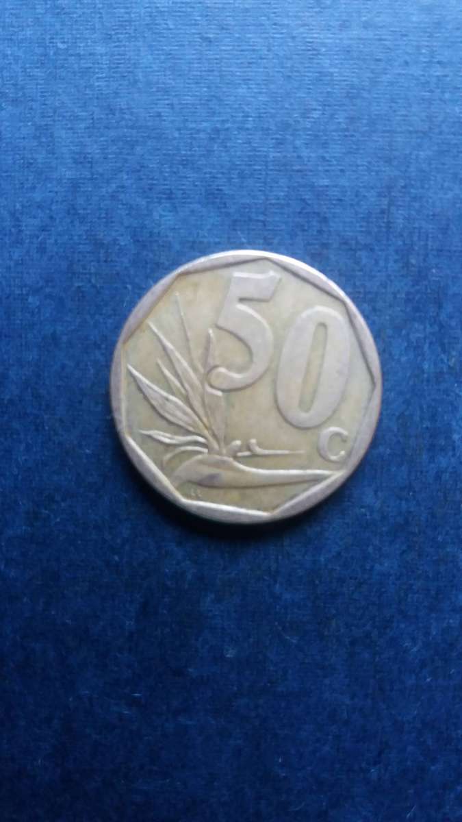 South Africa 2016 50 cent * Rotation die error 45 degrees*