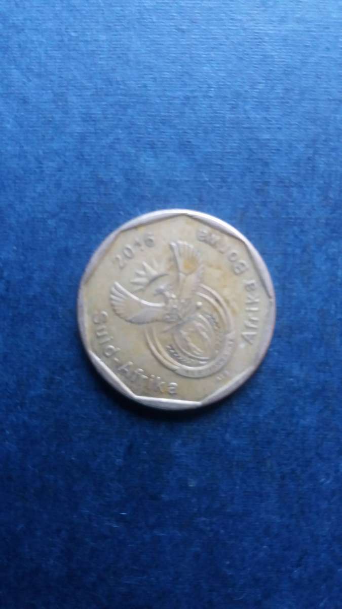 South Africa 2016 50 cent * Rotation die error 45 degrees*