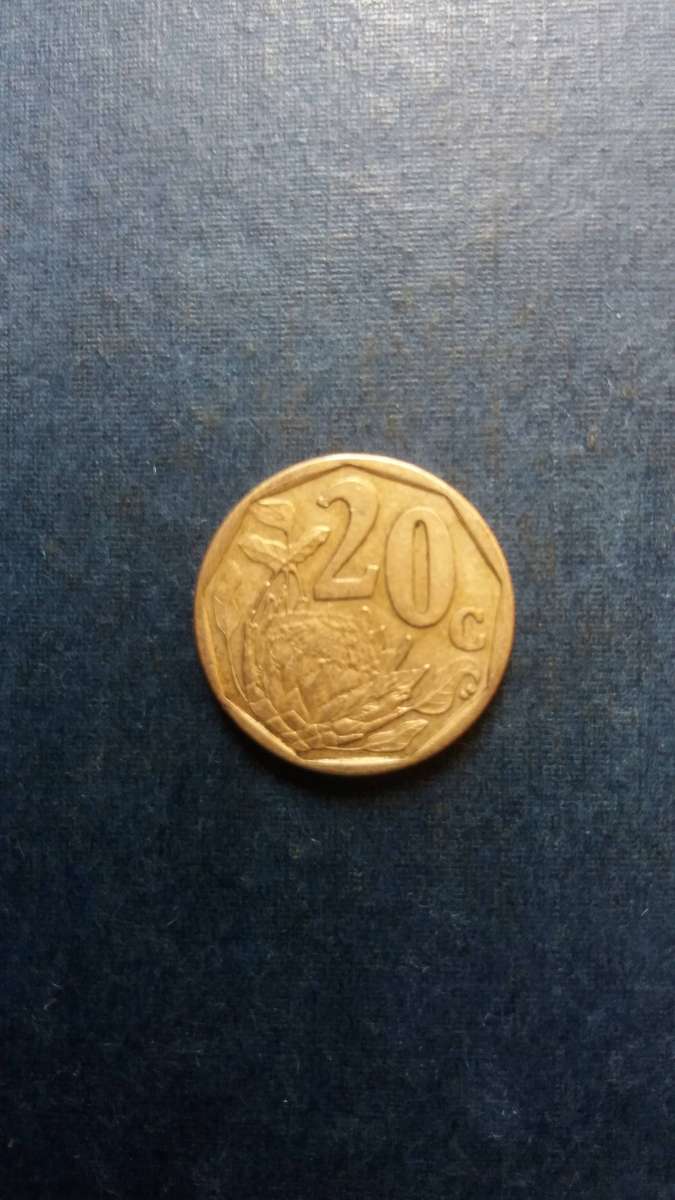 South Africa 2011 20 cents * Very difficult to find*
