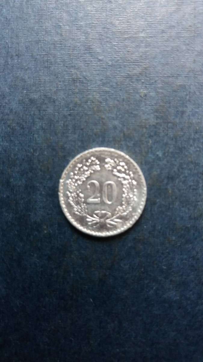 Switzerland 1950 20 Rappin * A.G. SIGG* - Aluminium