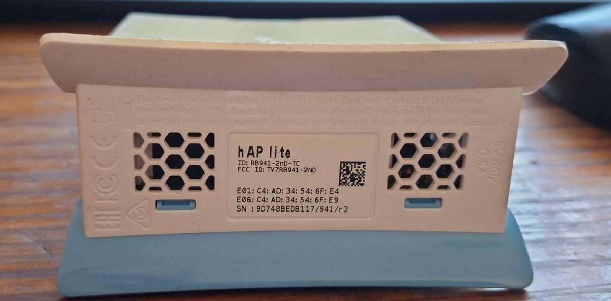 MikroTik hAP lite