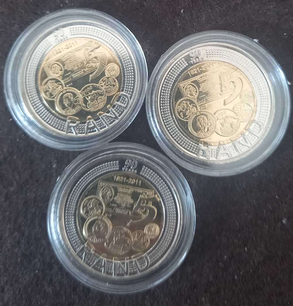 2011 RSA R5 90 YEARS RESERVE BANK