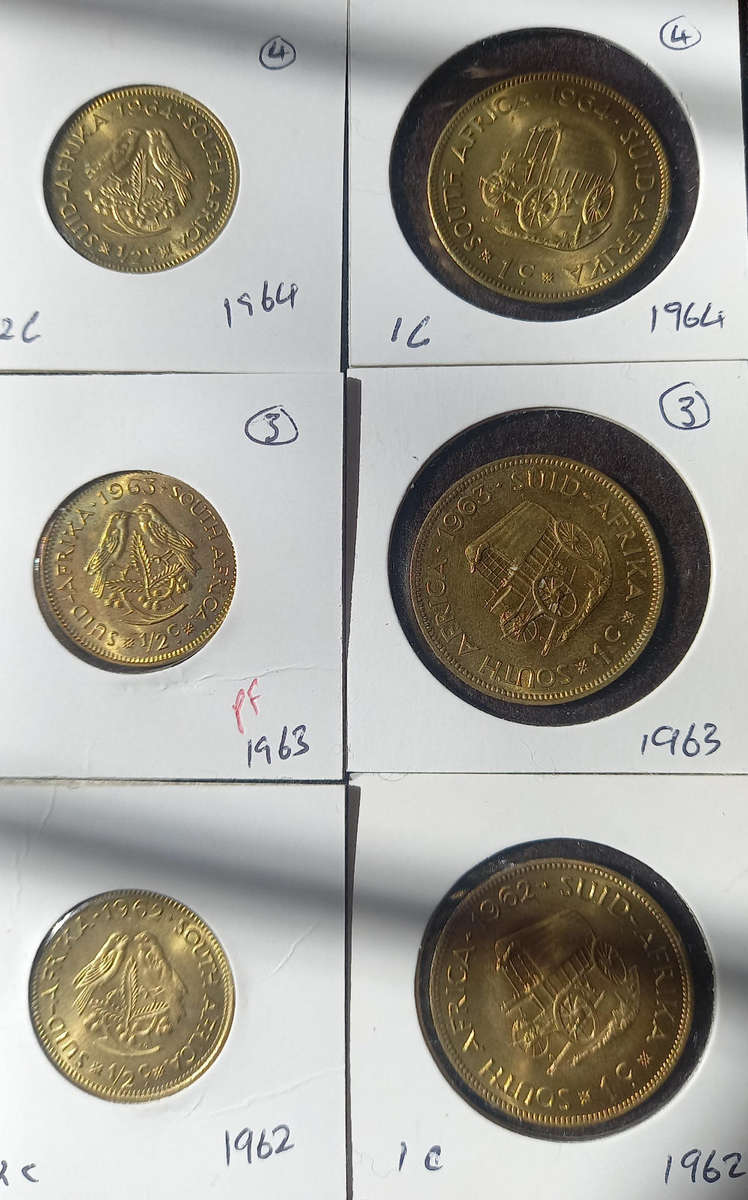 Union & RSA coins and international tokens. One bid takes all.